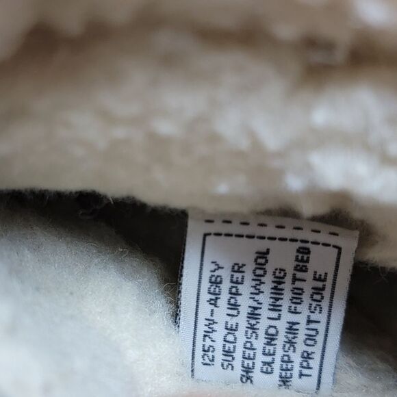 BEARPAW ABBY HICKORY Women mini boots short fleece Sherpa buckle slip on shoes - Picture 8 of 11